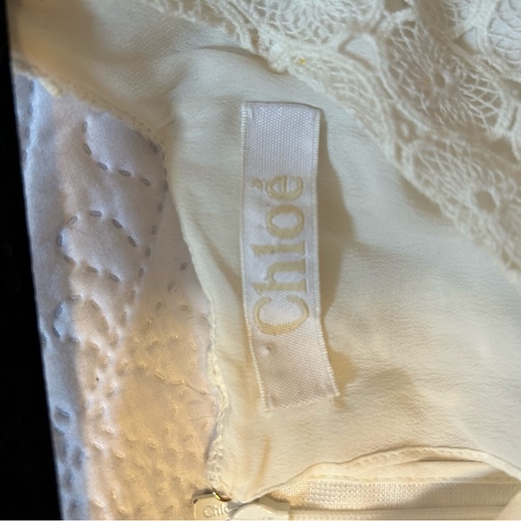 Chloe white lace dress - Picture 2 of 4